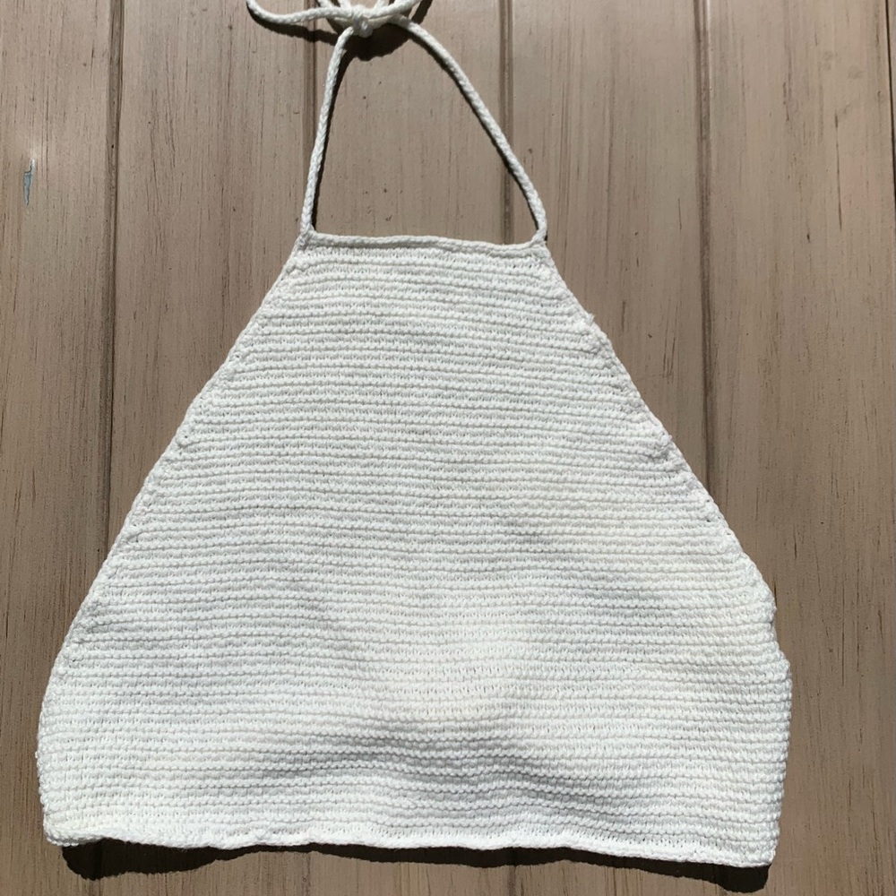 Knitted crop top Urban outfitters